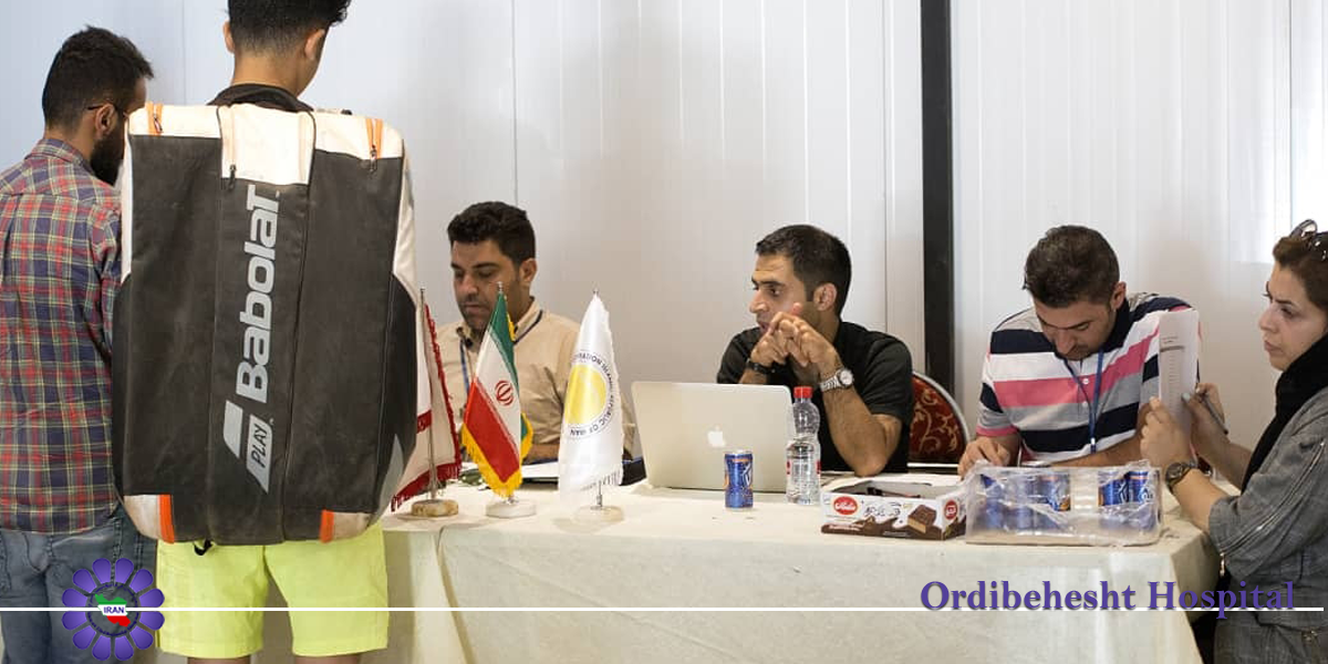 مراسم قرعه کشی جدول مقدماتی مسابقات جایزه بزرگ بیمارستان اردیبهشت شیراز